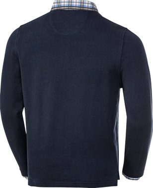 HENSON&HENSON V-Ausschnitt-Pullover optimaler Ganzjahrespullover aus reiner Baumwolle