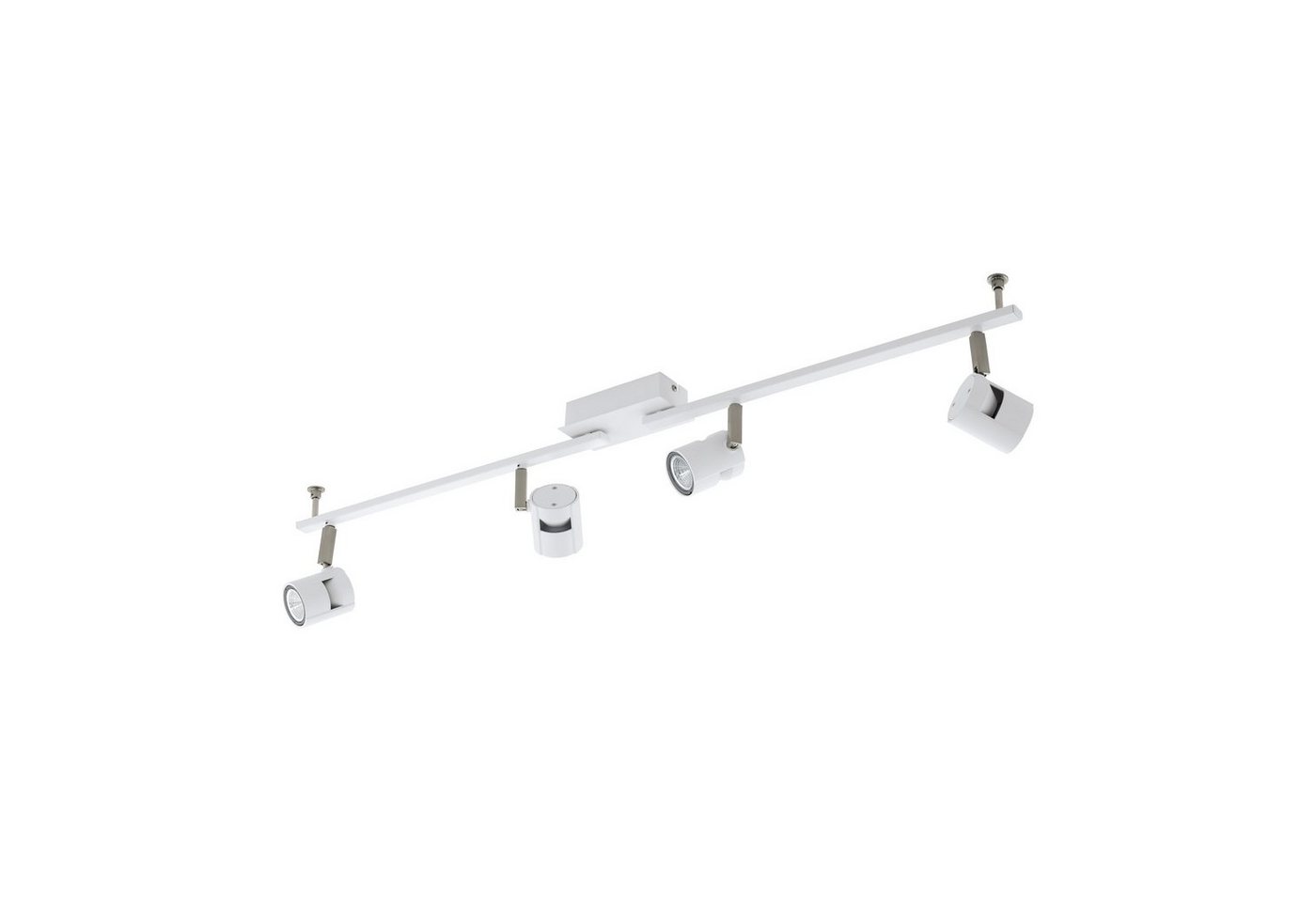EGLO LED Deckenspot Vergiano, Leuchtmittel inklusive, Deckenleuchte, dimmbar, Deckenstrahler, Spots, inkl. GU10 Fassung