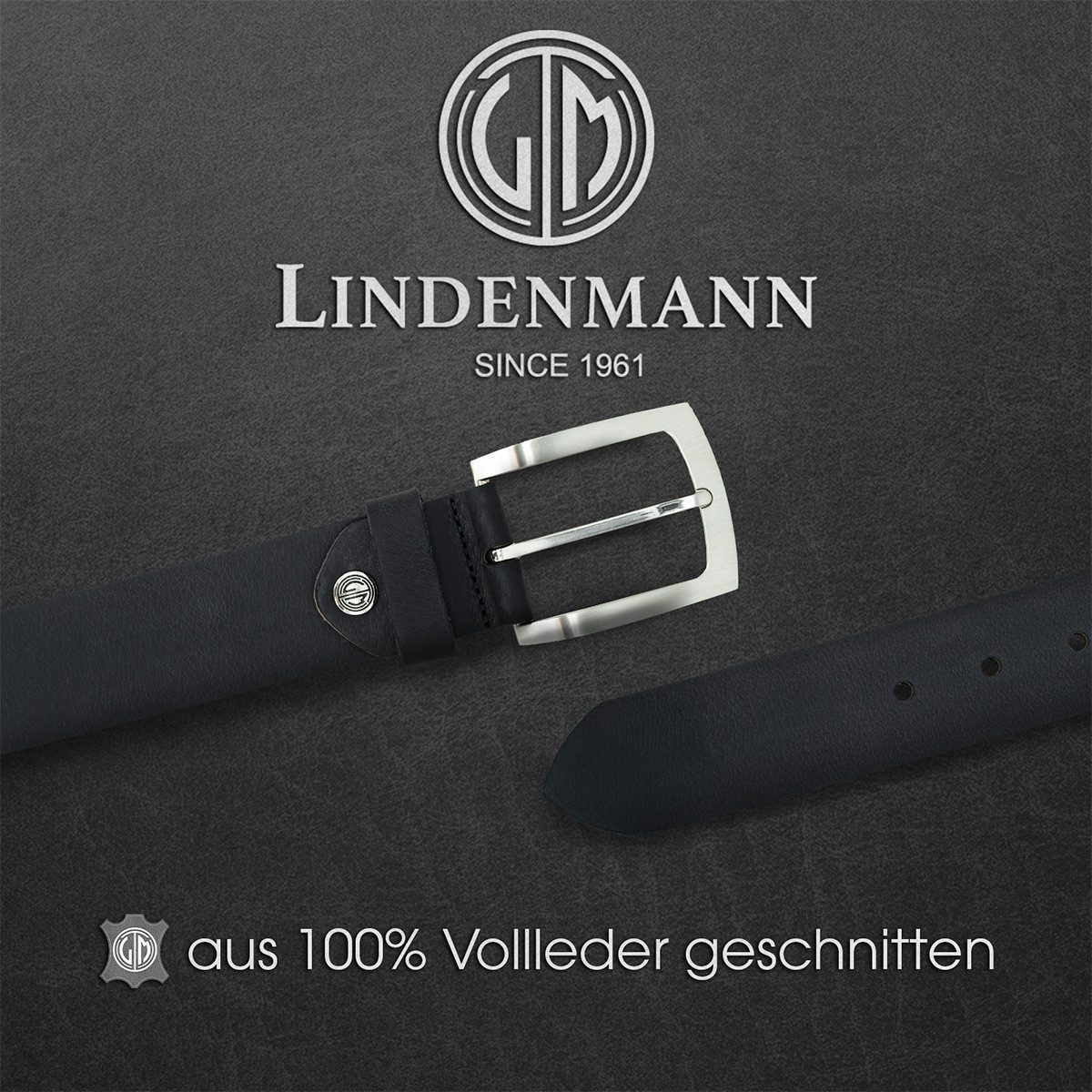 LINDENMANN Ledergürtel