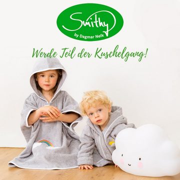 Smithy Kapuzenhandtuch Wolke/Regenbogen, 100x100 cm, Frottier (1-St)