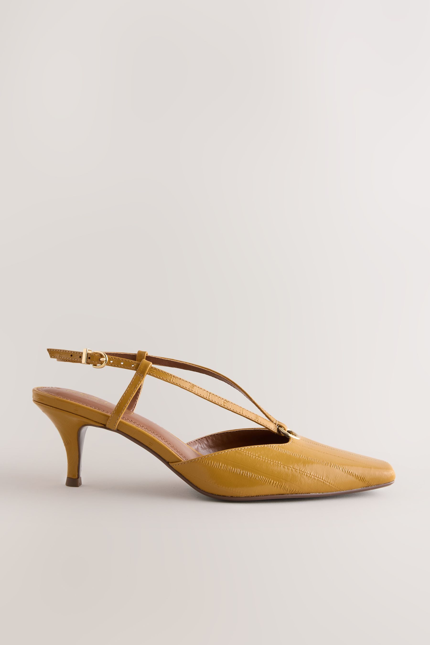 Next Forever Comfort® Leder-Slingbacks mit Absatz Slingsandale (1-tlg)