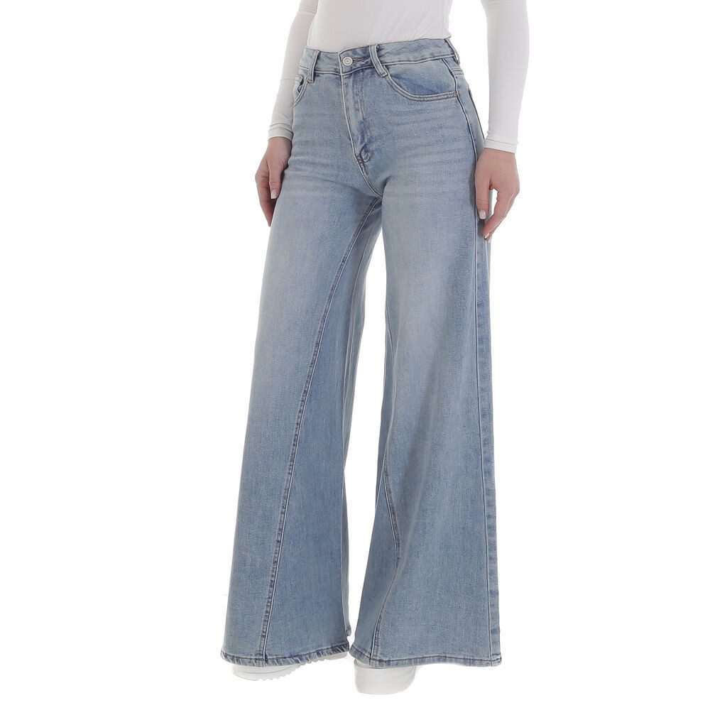 Ital-Design Bootcut-Jeans Weite Jeans für Damen günstig online kaufen