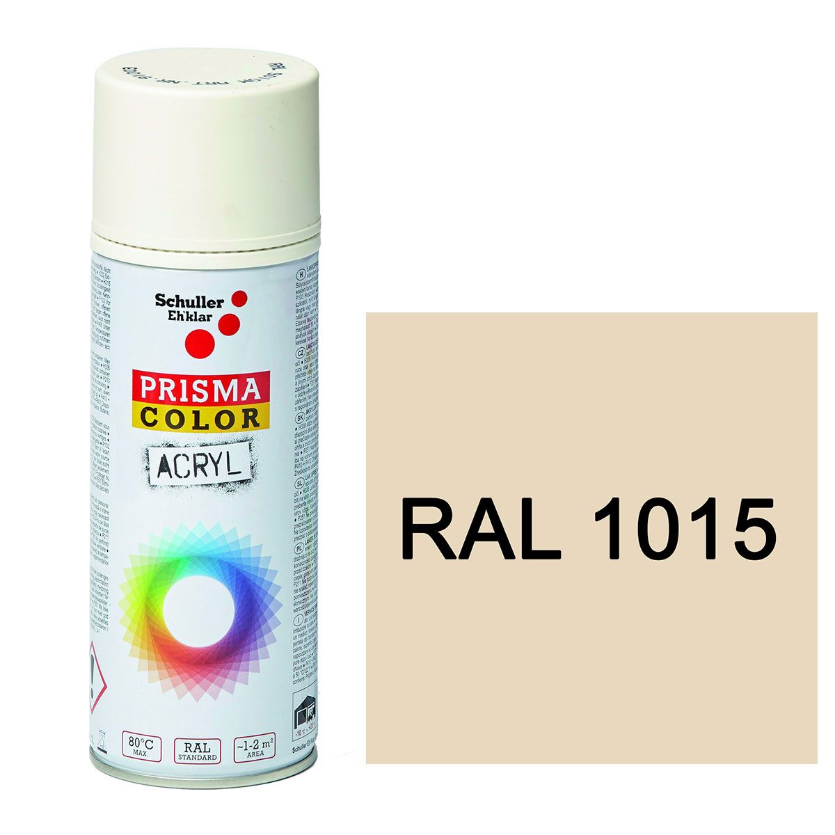DD Composite Harzfarbe PRISMA COLOR Lackspray 400ml RAL1015, schnelltrocknender Acryllack