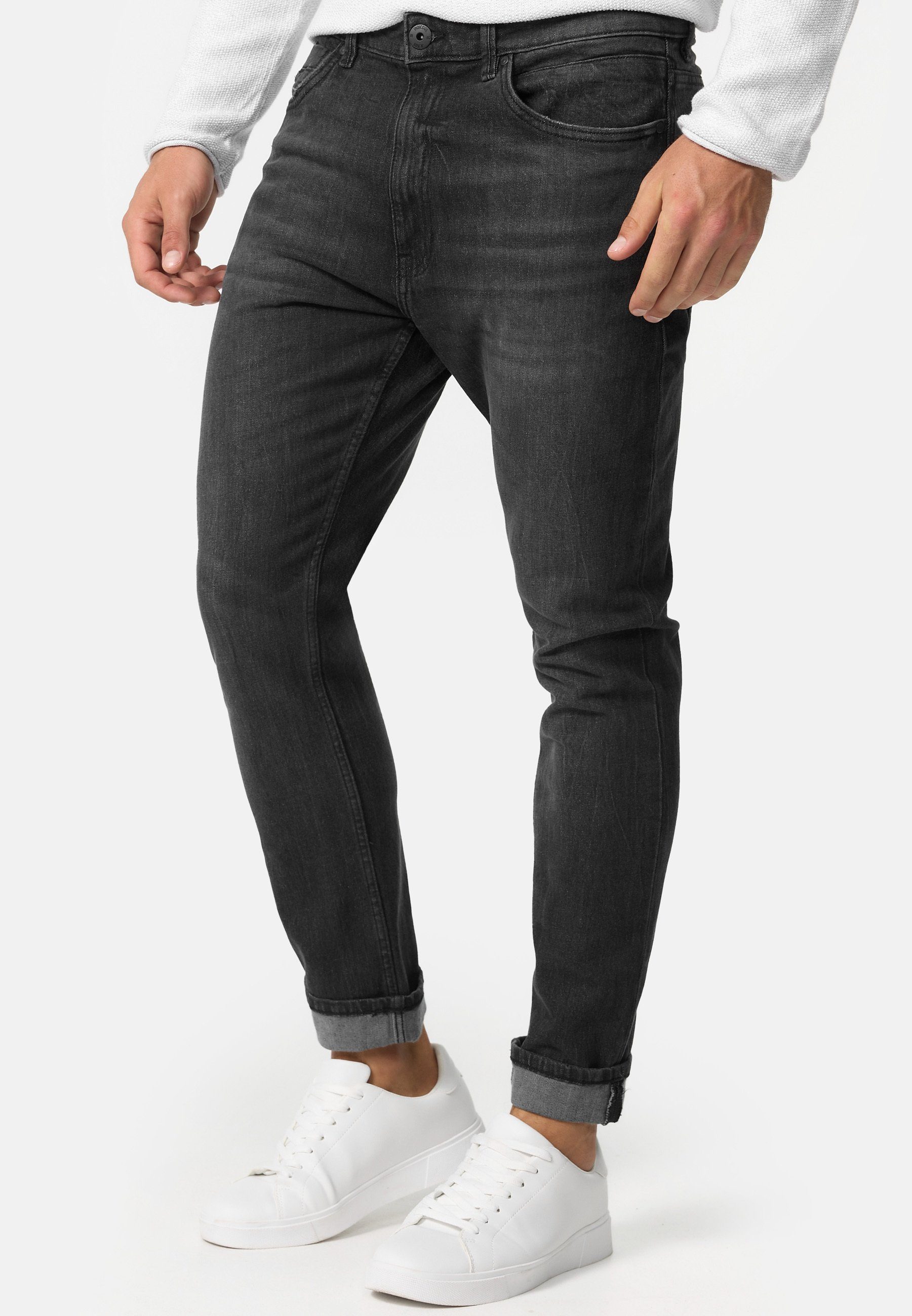 Indicode Regular-fit-Jeans Herren INChammy Jeanshose modische Jeanshose aus Baumwolle