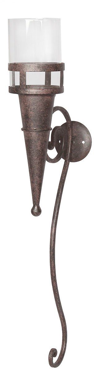 Ambiente Haus Wandkerzenhalter Wandleuchter mit Glas 57cm (1 St) günstig online kaufen