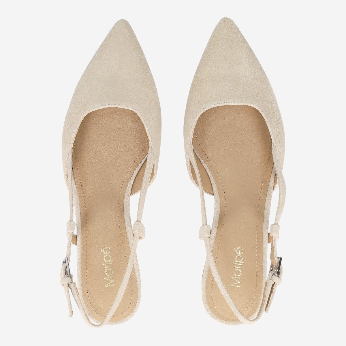 Maripé Maripé ARIZONA V.7 BEIGE, Peeptoes & Slingpumps, Beige, Damen Peeptoepumps