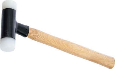 BGS technic Hammer Schonhammer, Hickory-Stiel, rückschlagfrei, Ø 30 mm, 300 g