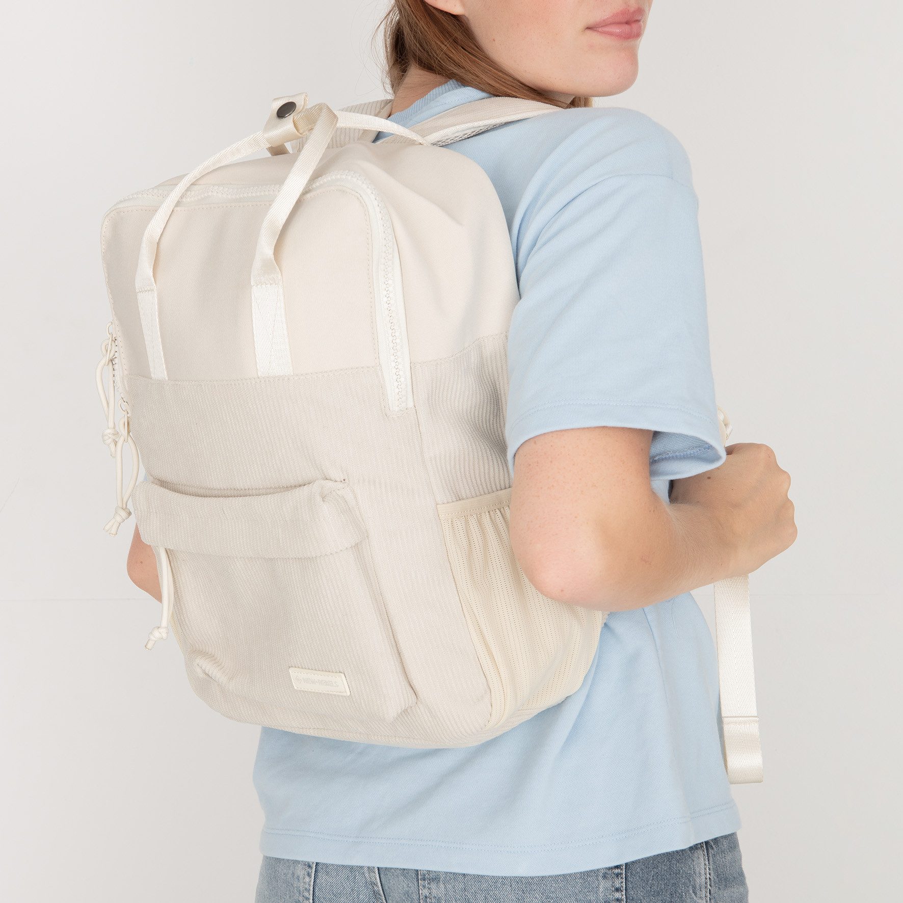 NEW REBELS Cityrucksack Rucksack Ribbi Springfield mit Kordoptik & Tabletfach – Bild 2 von 5