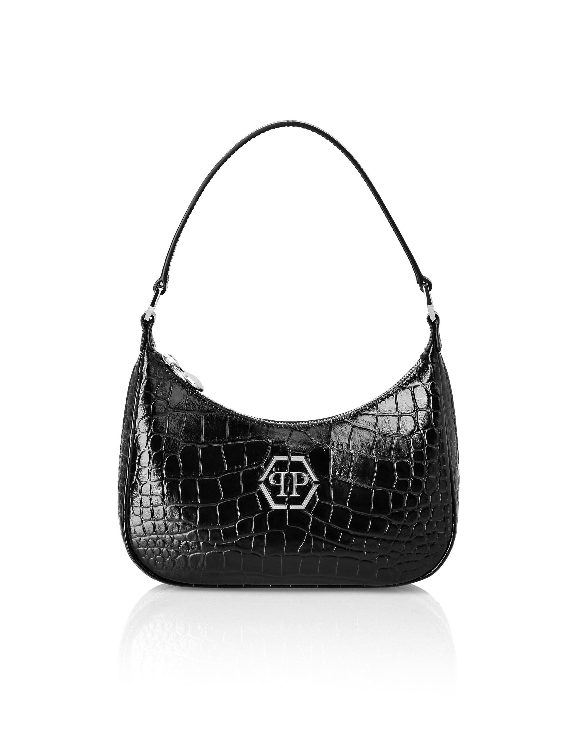 Schultertasche Cocco Crocco Geprägt