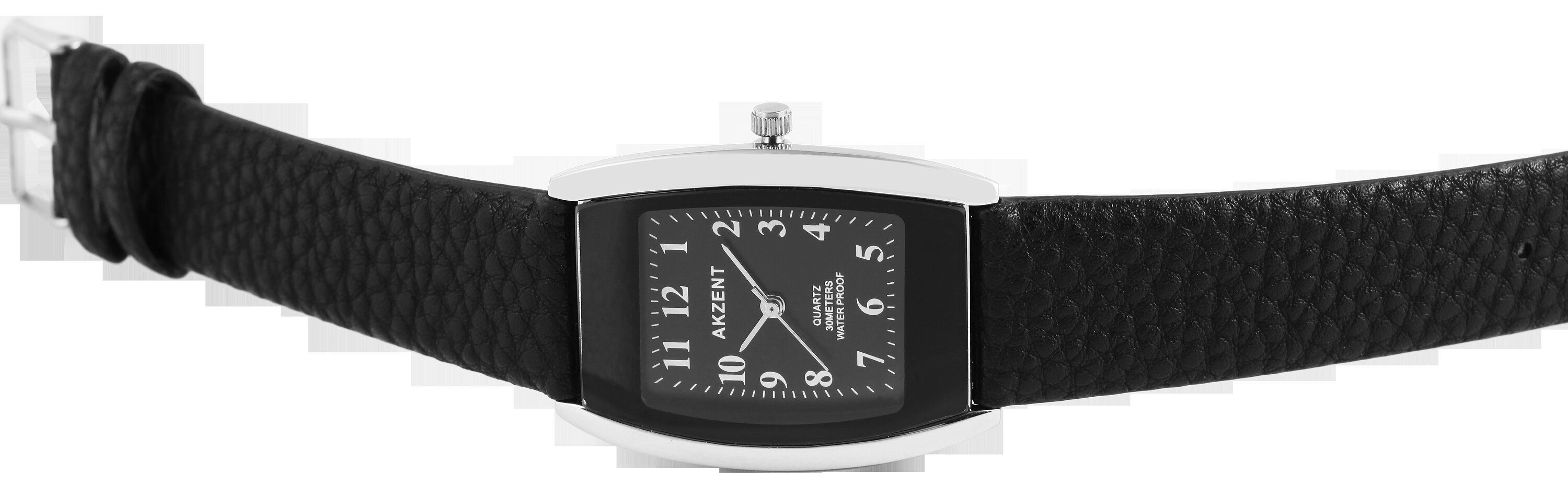 AKZENT Quarzuhr AK0401 Akzent Damenuhr mit Lederimitationsarmband, 22 cm, D günstig online kaufen