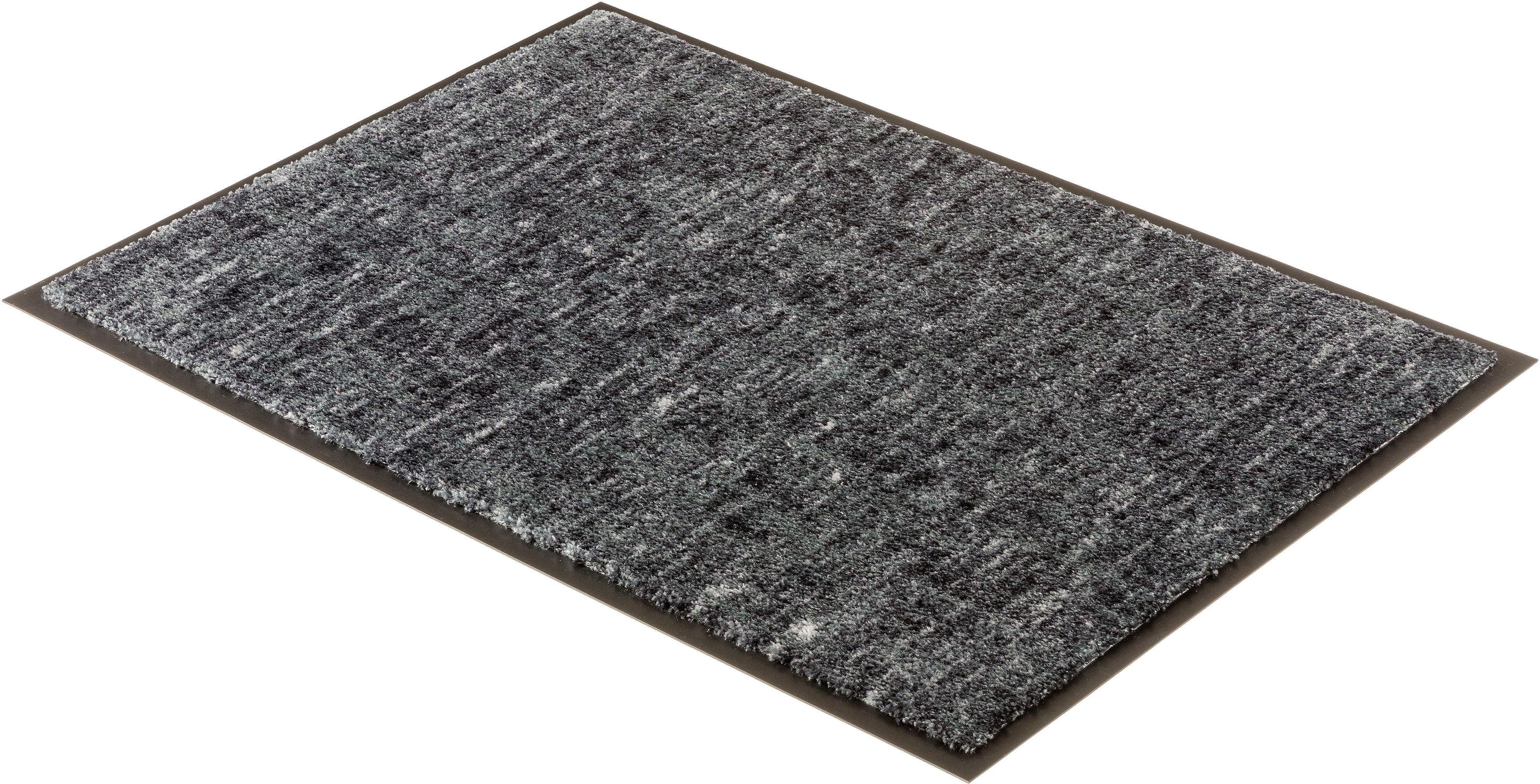 Fußmatte Miami 003, SCHÖNER WOHNEN-Kollektion, rechteckig, Höhe: mm, grau 7 Schmutzfangmatte, waschbar