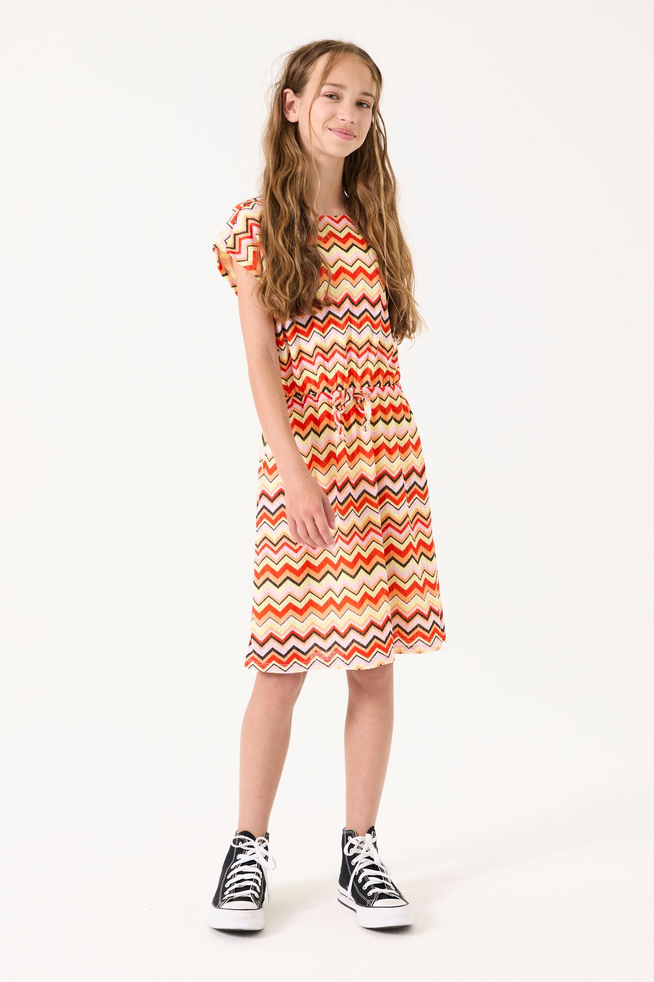 Garcia Sommerkleid Chevron-Muster