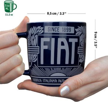 Nostalgic-Art Tasse Kaffeetasse - Fiat - Fiat Since 1899 Logo Blue