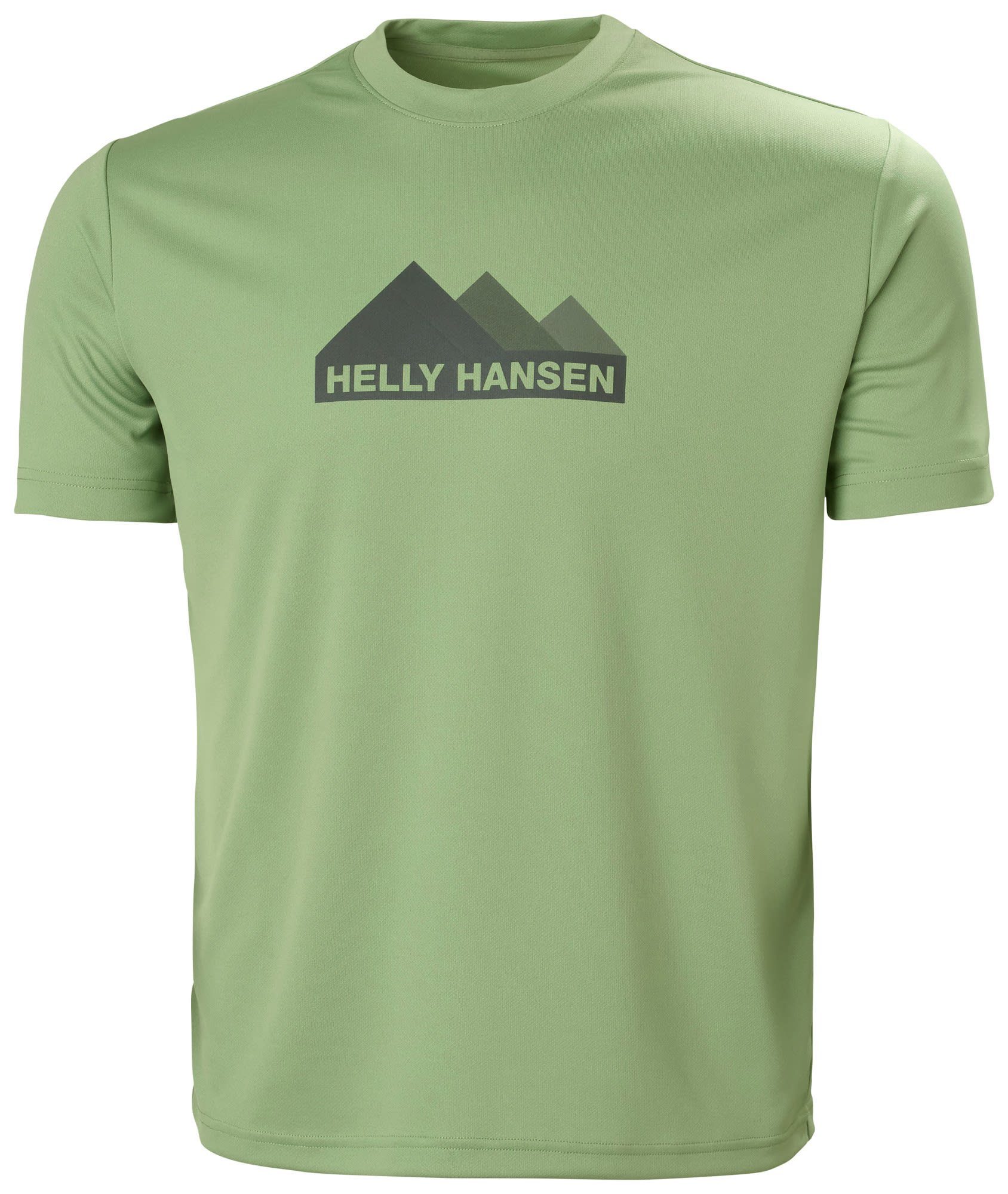 Helly Hansen T-Shirt Helly Hansen M Hh Tech Graphic T-shirt Herren Jade 2.0