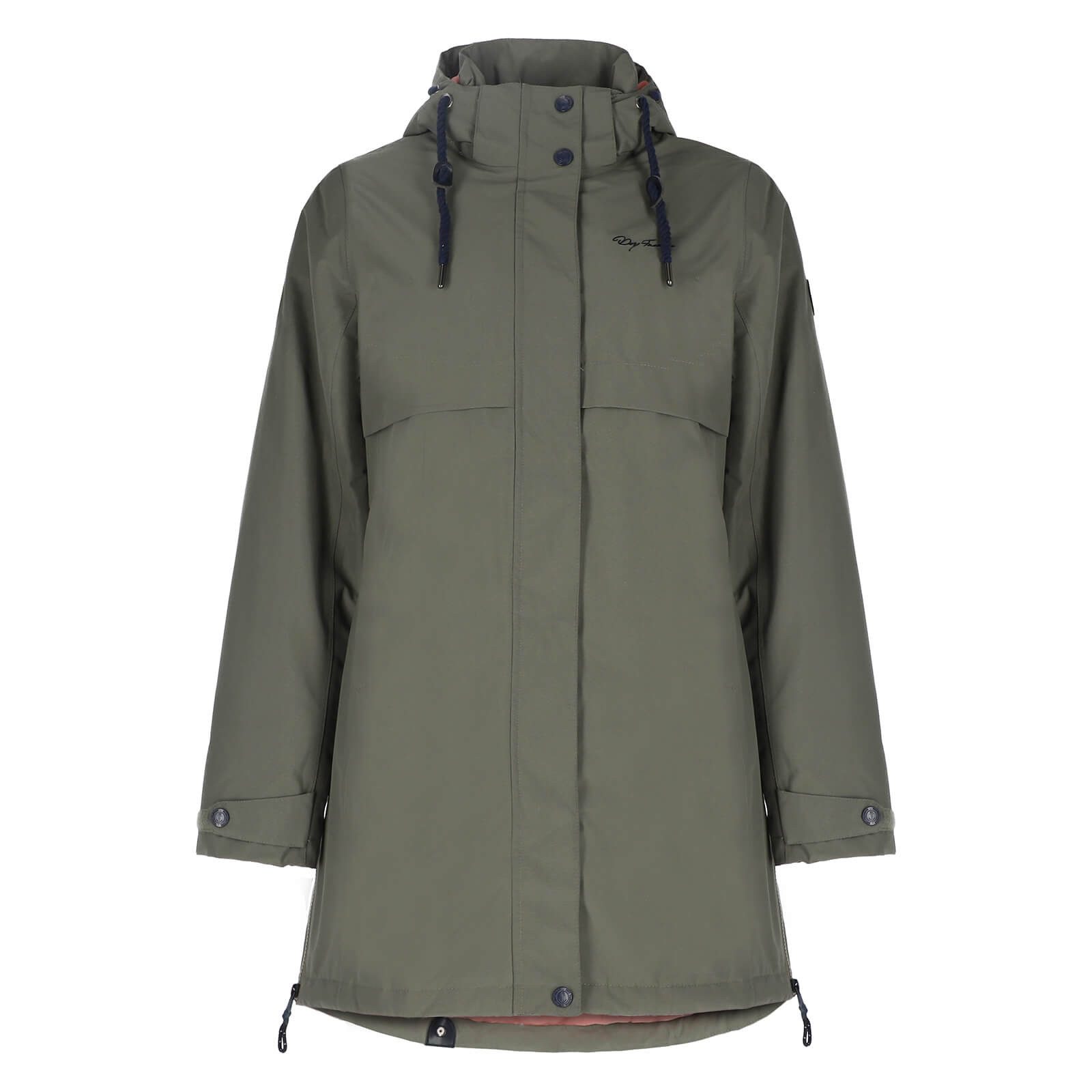Dry Fashion Funktionsmantel Alaska Damen Funktionsjacke Outdoorjacke - Damenmantel gefüttert Mantel wind- & wasserdicht, Atmungsaktiv, Verschweißte Nähte, Kapuze