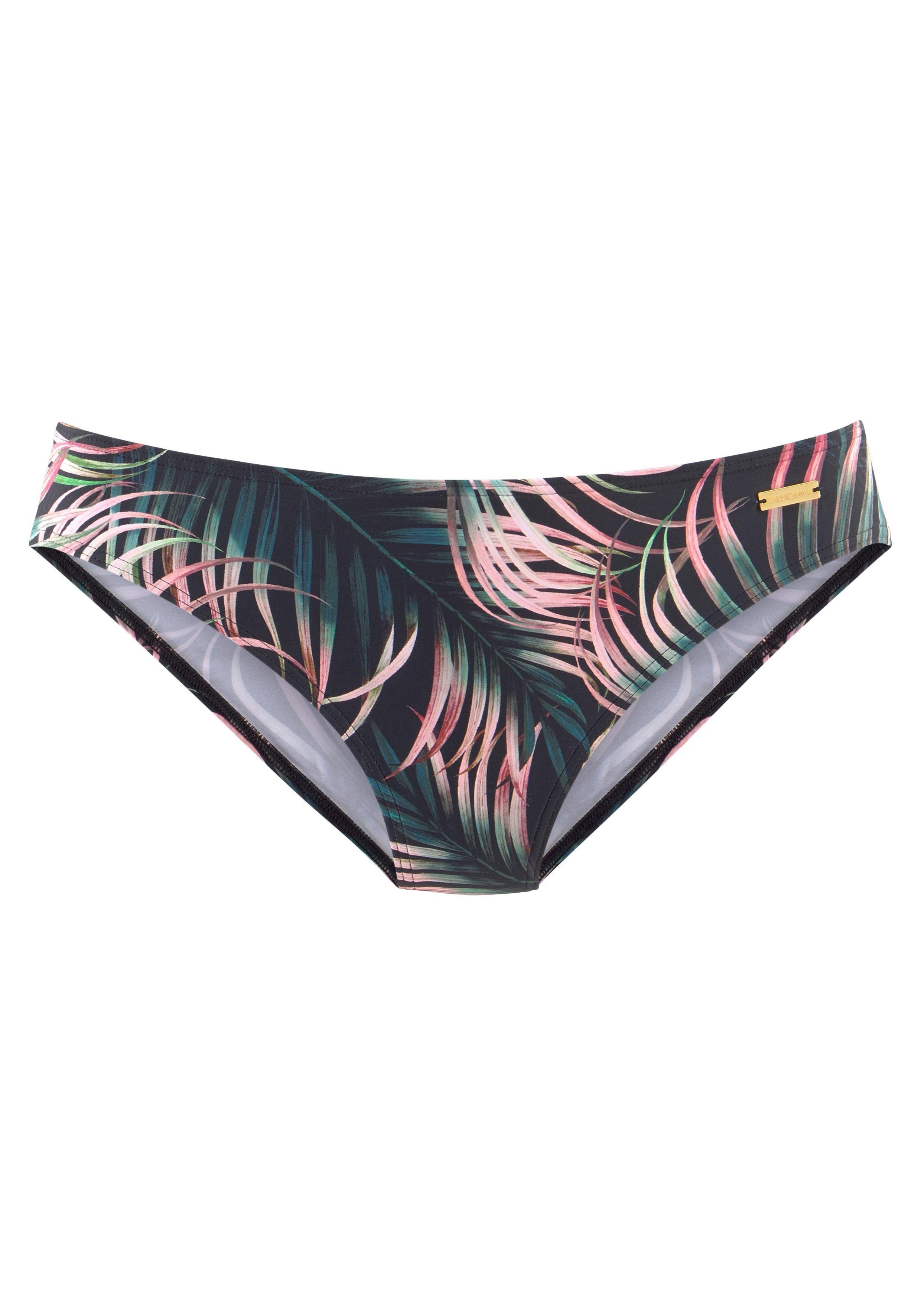 LASCANA Bikini-Hose Reese im Palmendesign günstig online kaufen