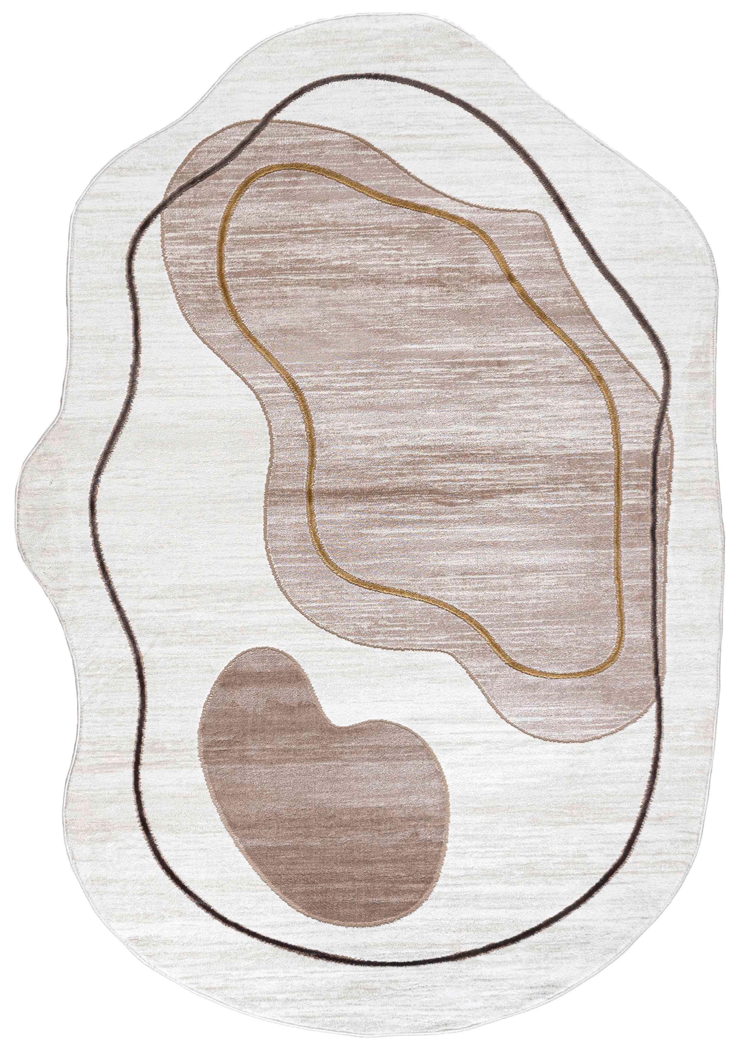 Mazovia Designteppich Modern Unregelmäßig Teppich Weich günstig online kaufen