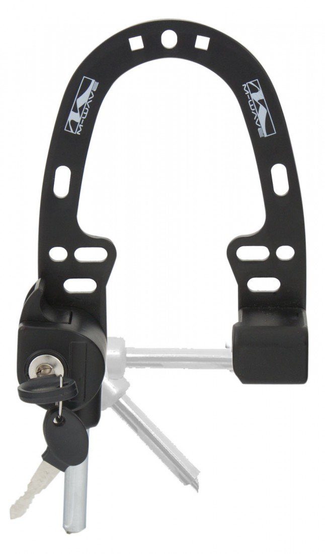 M-Wave Kettenschloss Booster (1-tlg), Fahrradschloss Rahmenschloss Bügelschloss Fahrrad Schloss