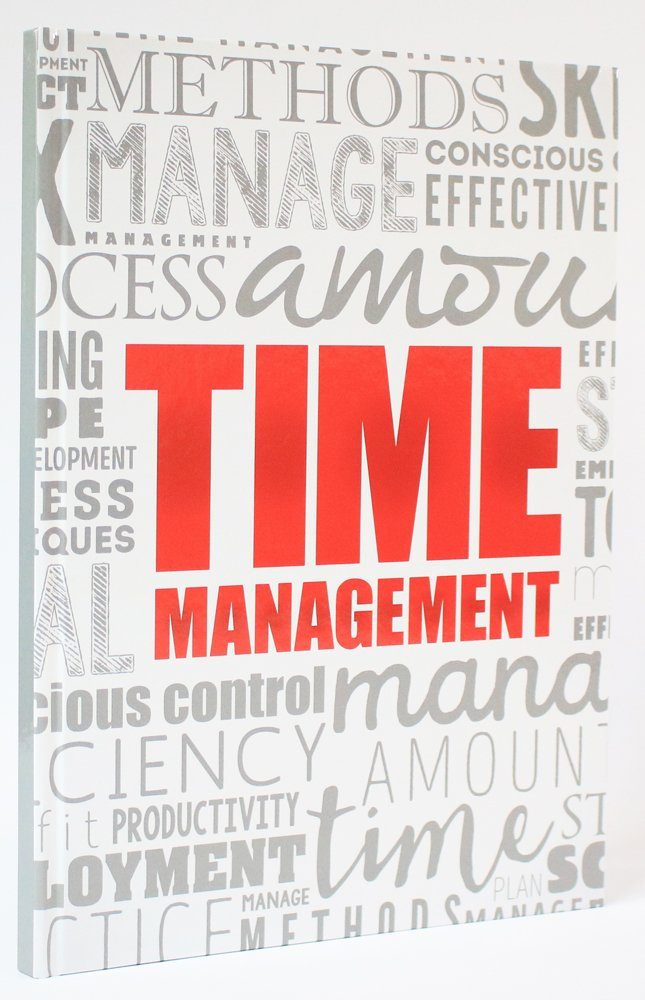 ADINA Time Management Deckel mit Notizbuch A4 fester Rand kariert ADINA Notizbuch