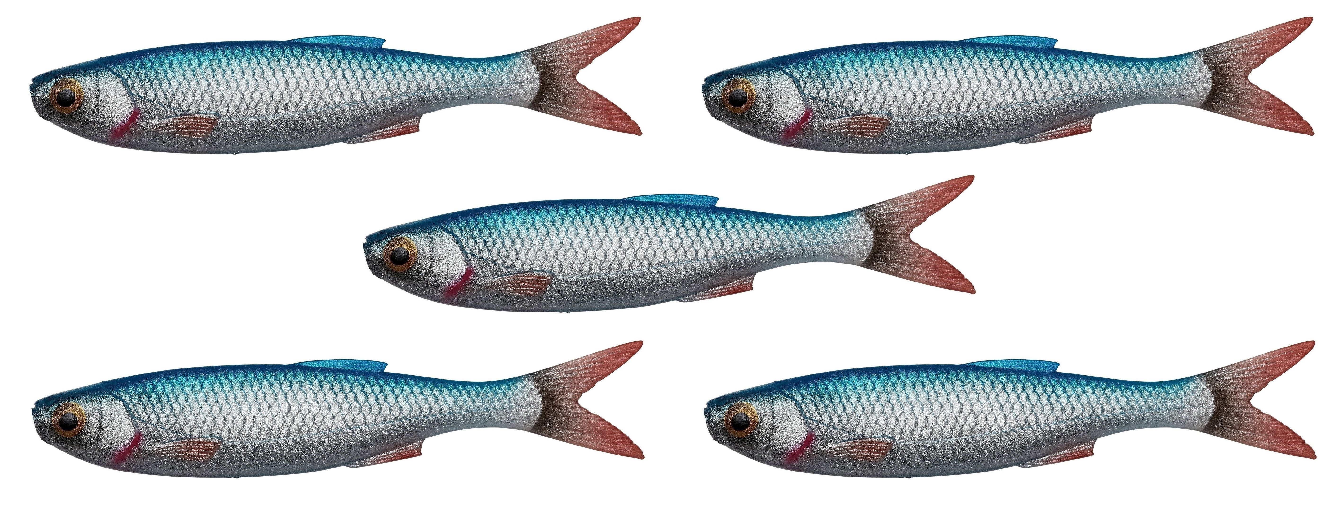 Savage Gear Kunstköder Gummifische SET 5 Stück CRAFT DYING MINNOW 10cm - 5,5g - ver. Farben, Täuschend echt