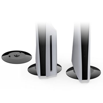 Tadow PS5 Slim Disc Upright Stand,Vertikalständer Controller-Halterung, (Verfügbar für PS5 Slim Disc Edition/Digital Edition)