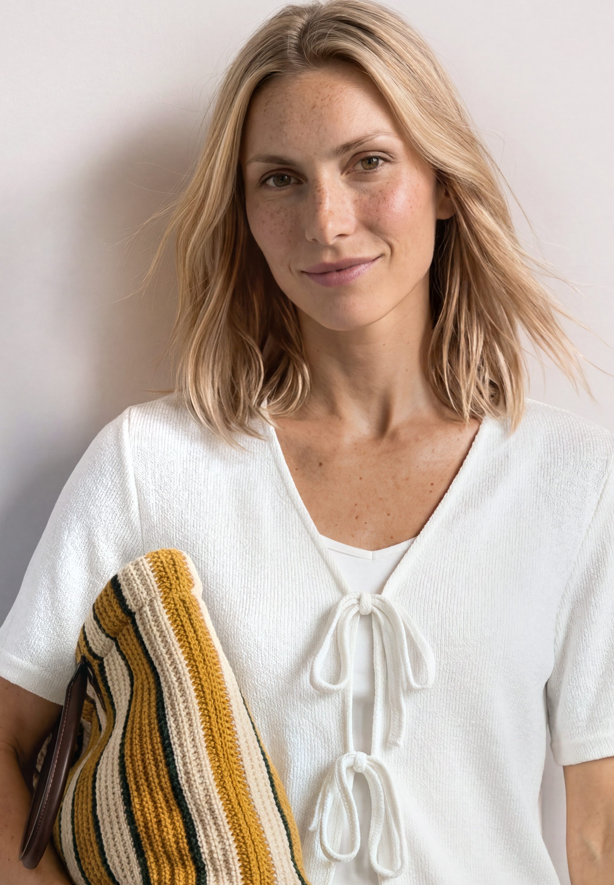 STREET ONE Strickjacke Viskosemix mit Stretchanteil