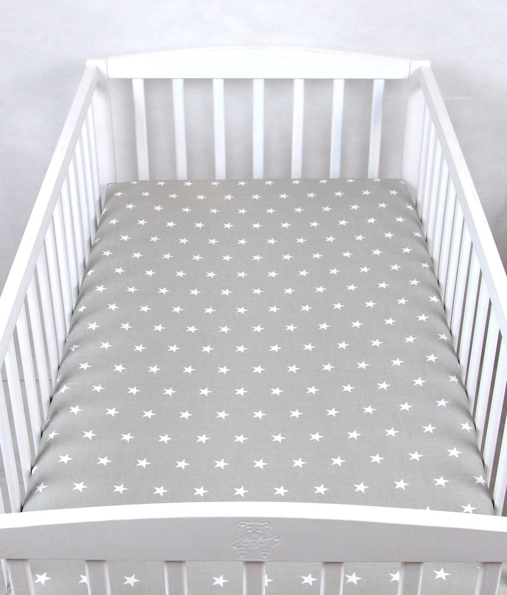 BabyLux Spannbettlaken BABYLUX SPANNBETTLAKEN 60x120 cm Spannbetttuch Baumw günstig online kaufen