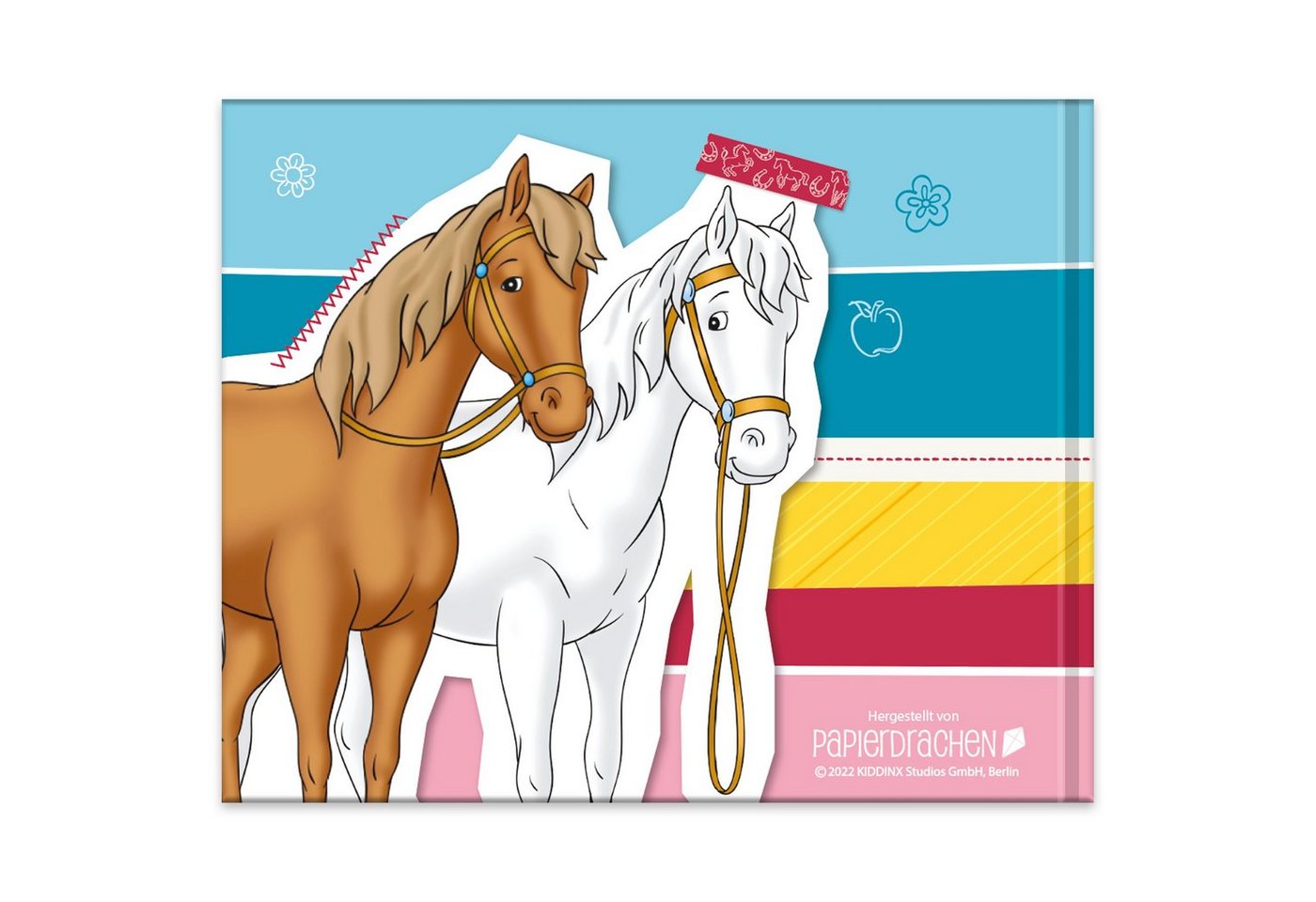Thumbnail - PAPIERDRACHEN Tagebuch Freundebuch für Kinder - Schulfreunde