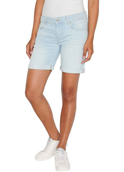 Pepe Jeans Jeansshorts SLIM SHORT MW aus Baumwolle