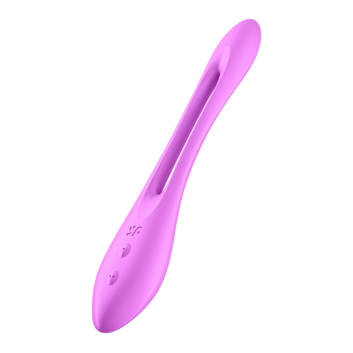 Satisfyer Klitoris-Stimulator Satisfyer Multifunktionen Vibrator 'Elastic Joy' - wasserdicht (IPX7) lila