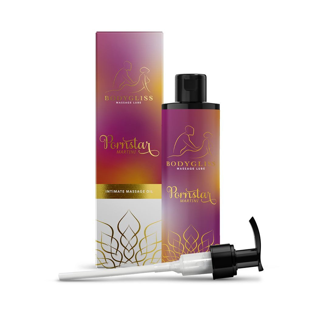 BODYGLISS Gleit- & Massageöl 2 in 1 Massageöl und Gleitmittel Pornstar Martini - 150 ml