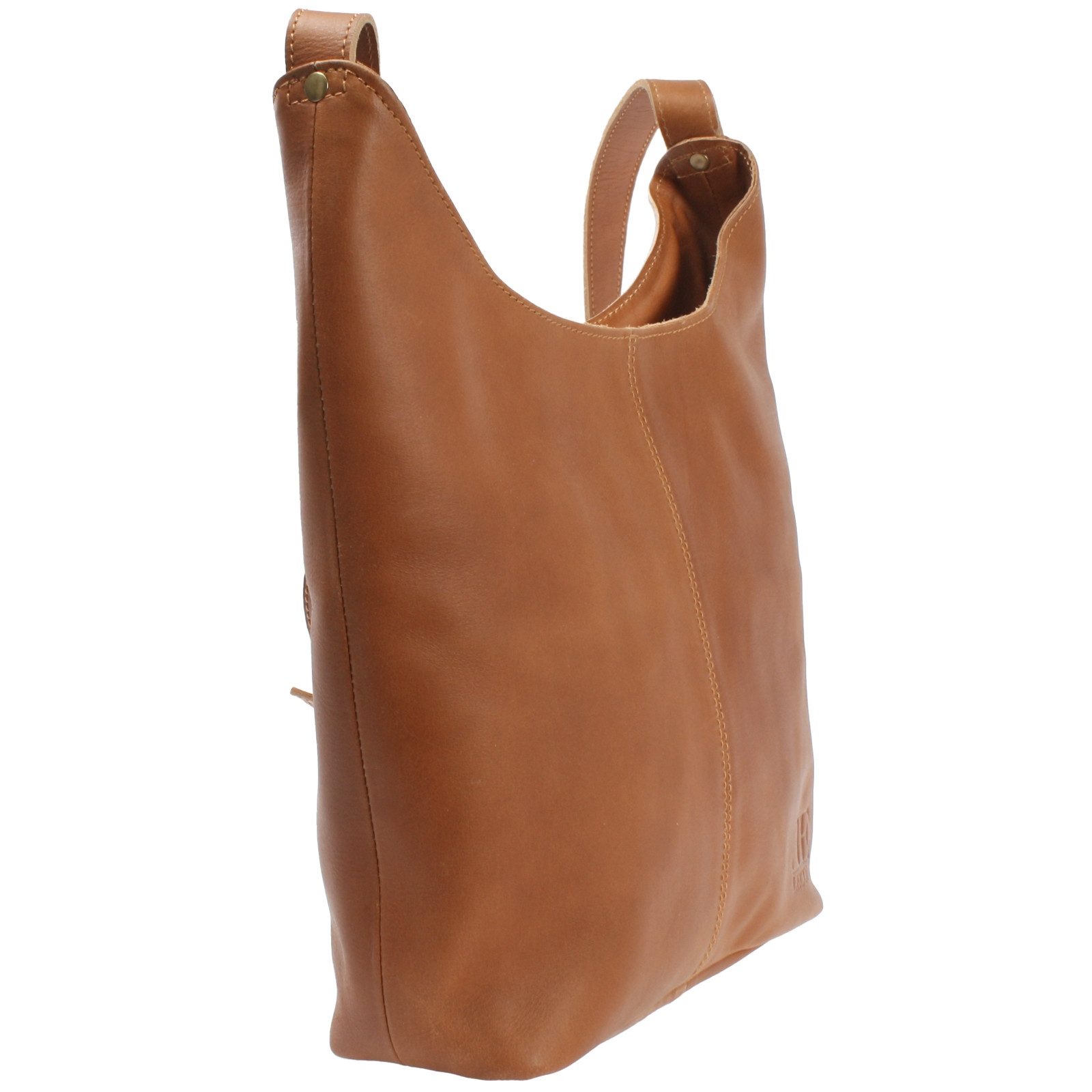 LECONI Umhängetasche mittlere Handtasche Damen Schultertasche Damentasche Leder LE0072, Echt Leder – verstellbarer Schulterriemen – Größe 33 × 33 × 9 cm