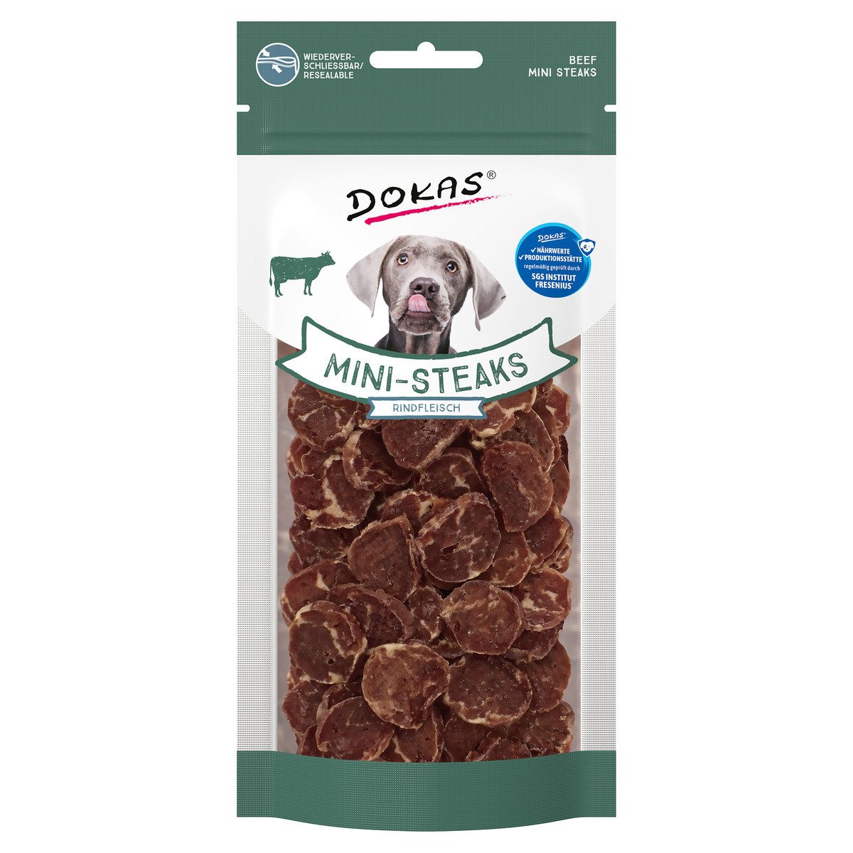 Dokas Mini-Steaks mit Rindfleisch 50 g