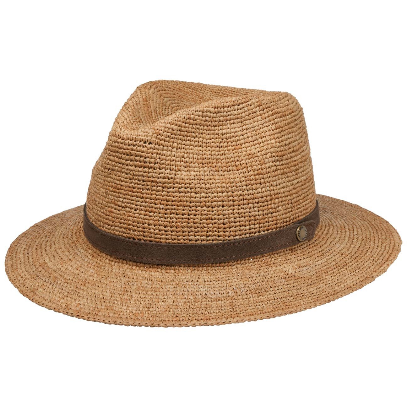 Stetson Sonnenhut (1-St) Raffiahut mit Lederband, Made in France