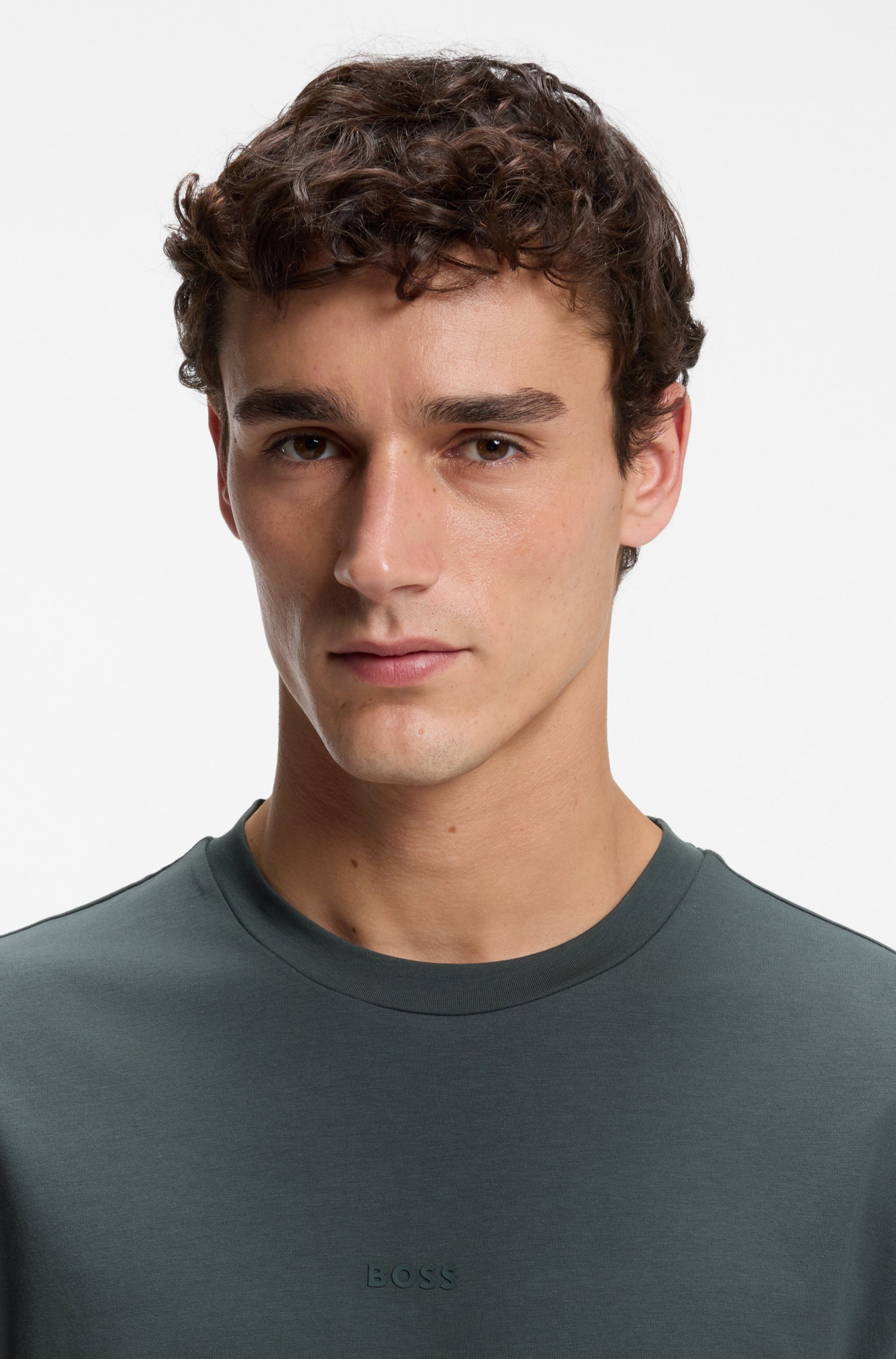 BOSS ORANGE T-Shirt TChup Relaxed Fit Stretch-Cotton-Jersey Rundhalsausschnitt – Bild 2 von 5