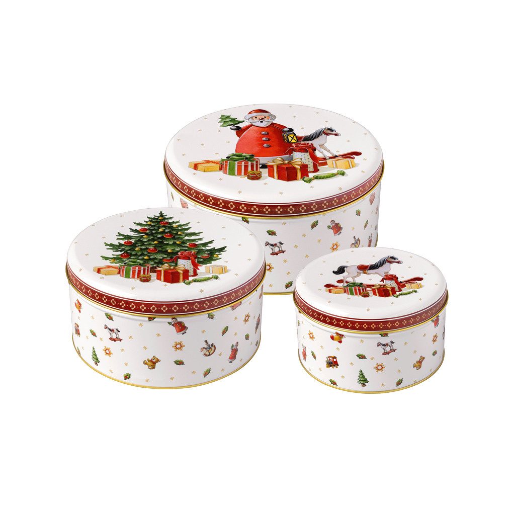 Villeroy & Boch Vorratsdose Winter Collage Accessoires Keksdosen Set, Metall, (1-tlg), Metall, 1 Stck, Handwäsche, Made in Germany