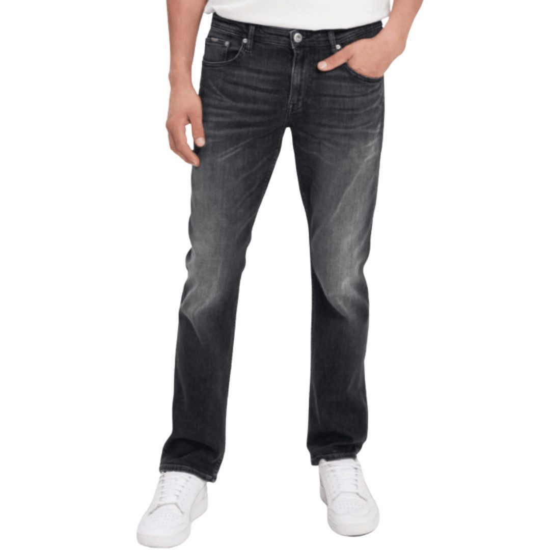 CROSS JEANS® Regular-fit-Jeans Dylan E195-131 Greyblack 5-Pocket Style