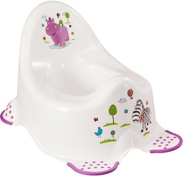 keeeper Töpfchen Hippo, weiß, (Set, 3-tlg), Kinderpflege-Set - Töpfchen, Toilettensitz und Tritthocker