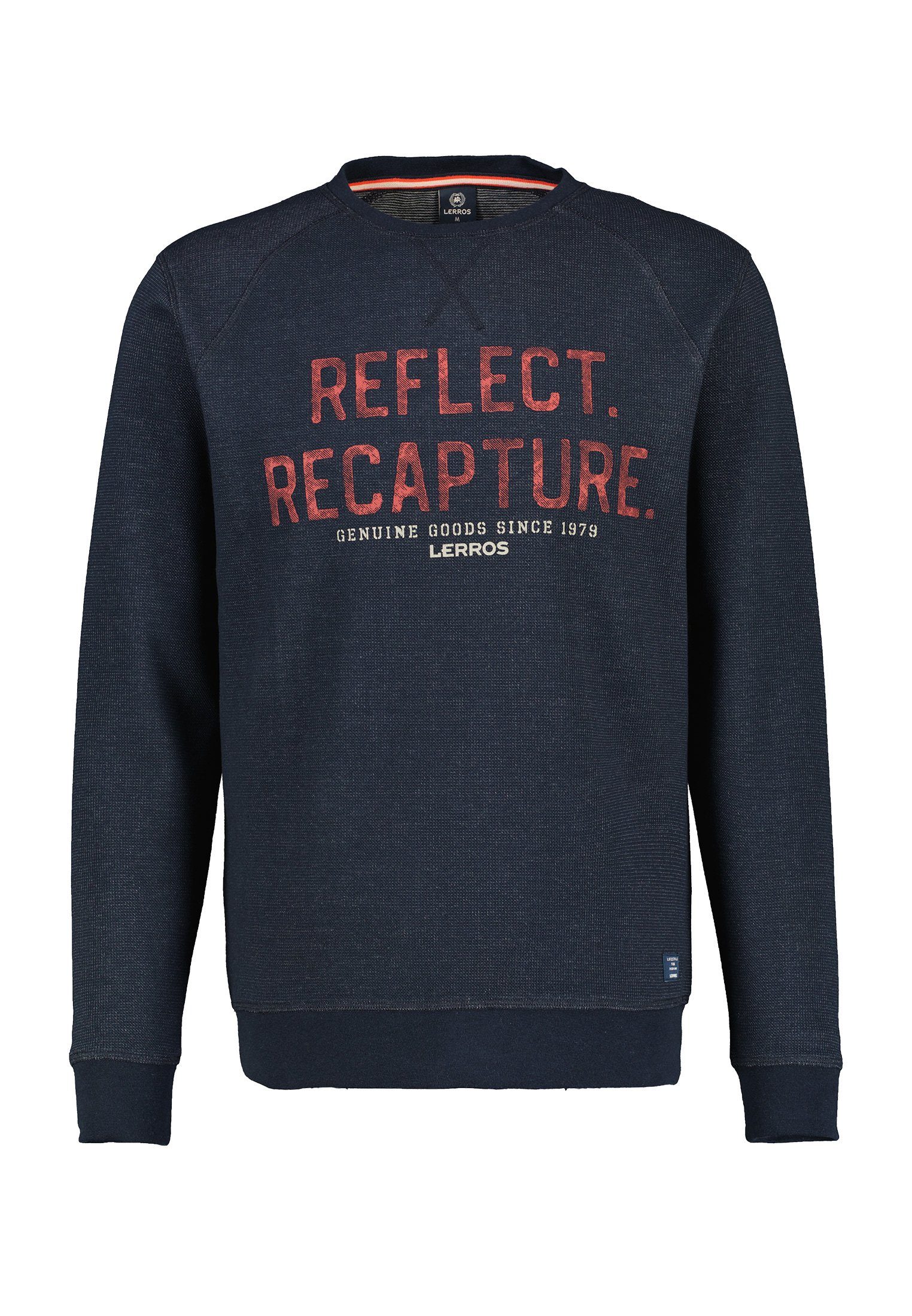 LERROS Sweatshirt NAVY Sweatshirt Crewneck LERROS