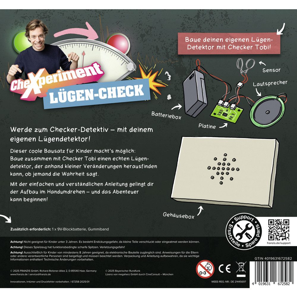 Franzis Verlag Lernspielzeug FRANZIS 67258 Bausätze, Experimente Experiment günstig online kaufen