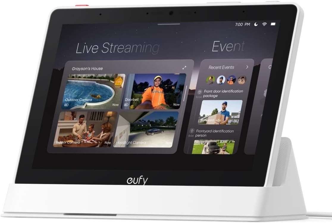 eufy Security Überwachungskamera eufy Smart Display kompatibel mit eufy Sicherheitsgeräten