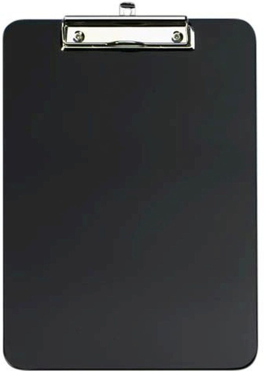 Schreibmappe Klemmbrett A4 Kunststoff schwarz.