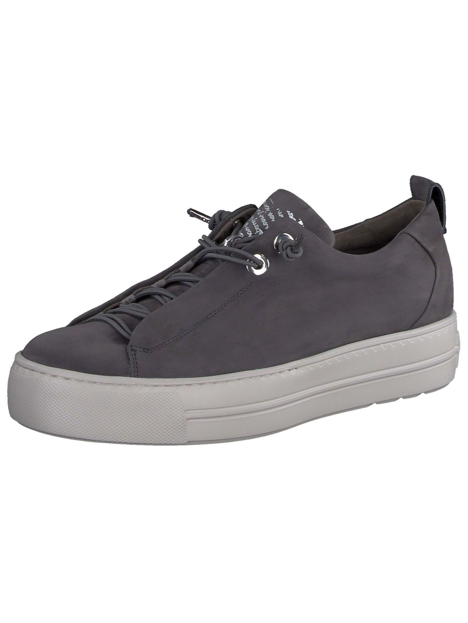 Sneaker Nubukleder Plateausneaker