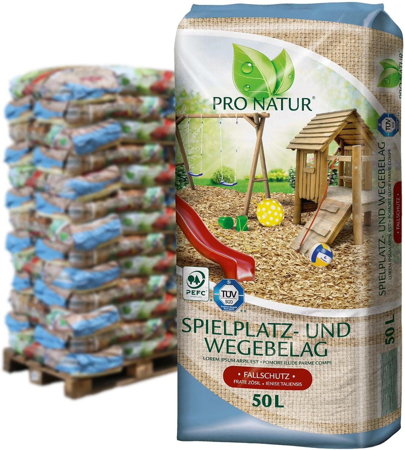 Pro Natur Rindenmulch Pro Natur Spielplatz- und Wegebelag 39 x 50 L