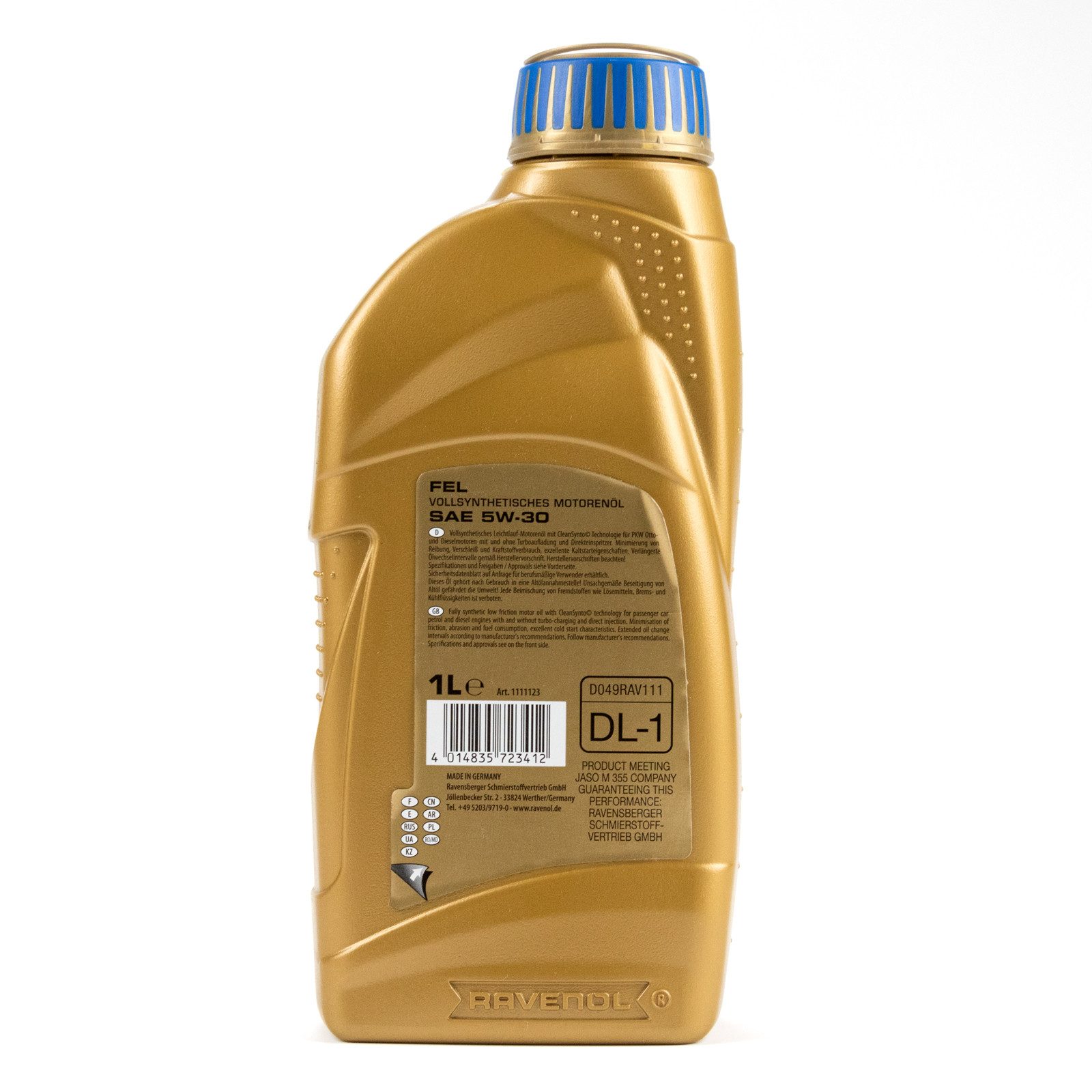 Ravenol Motoröl Ravenol Fuel Economy SAPS FEL Motoröl Öl SAE 5W-30 1L Fiat 9.55535-S1
