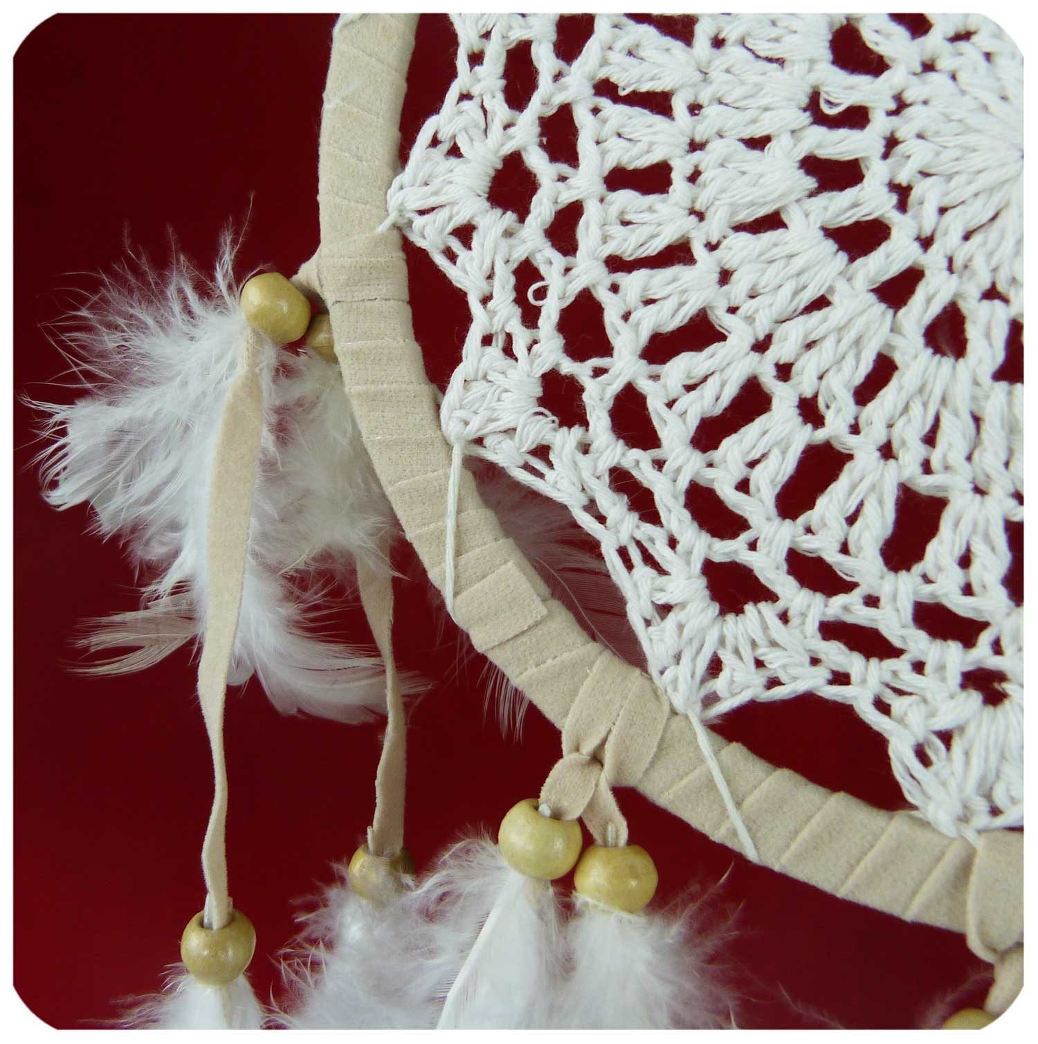 SIMANDRA Hängedekoration Traumfänger (16 cm), GL: ca. 48 cm