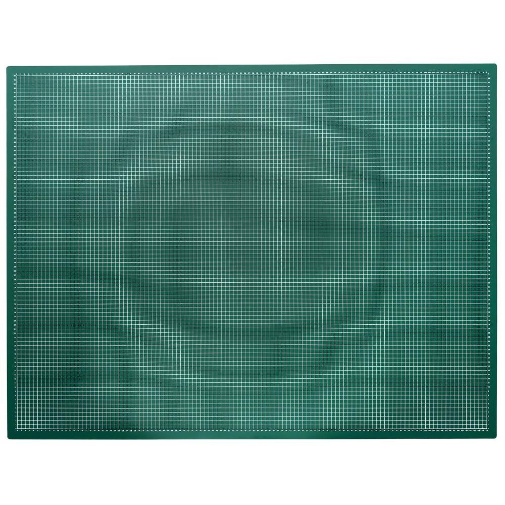 Nähwelt Flach Schneideunterlage - Schneidematte grün-grün 120 x 90 cm / Skalierung in cm