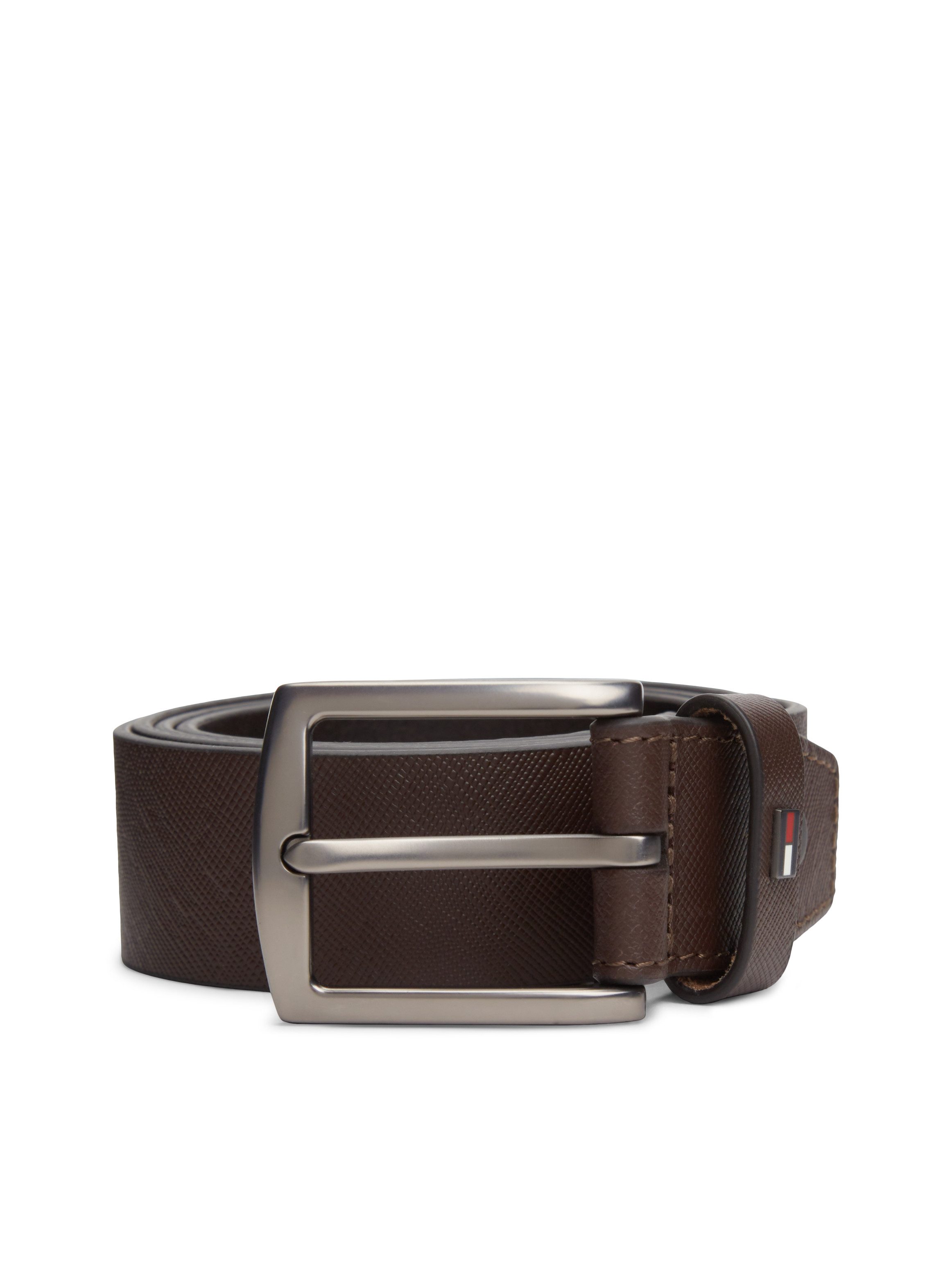 Tommy Hilfiger Ledergürtel DENTON 3.5 cm breit Größenverstellbar