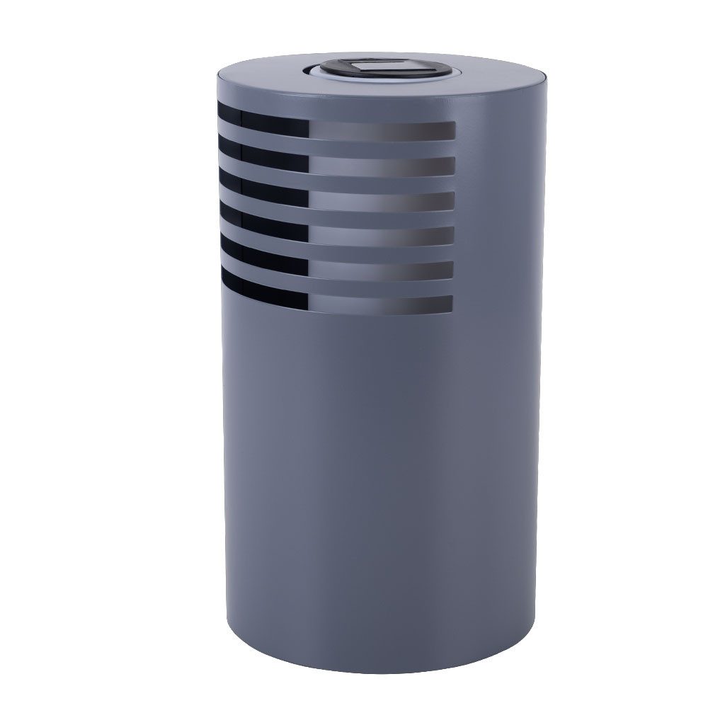 Expo Börse LED Außen-Stehlampe, LED-Leuchtmittel fest verbaut, Warmweiß, Solarlampe Außenleuchte Gartenlampe LED Wegelampe H 35 cm