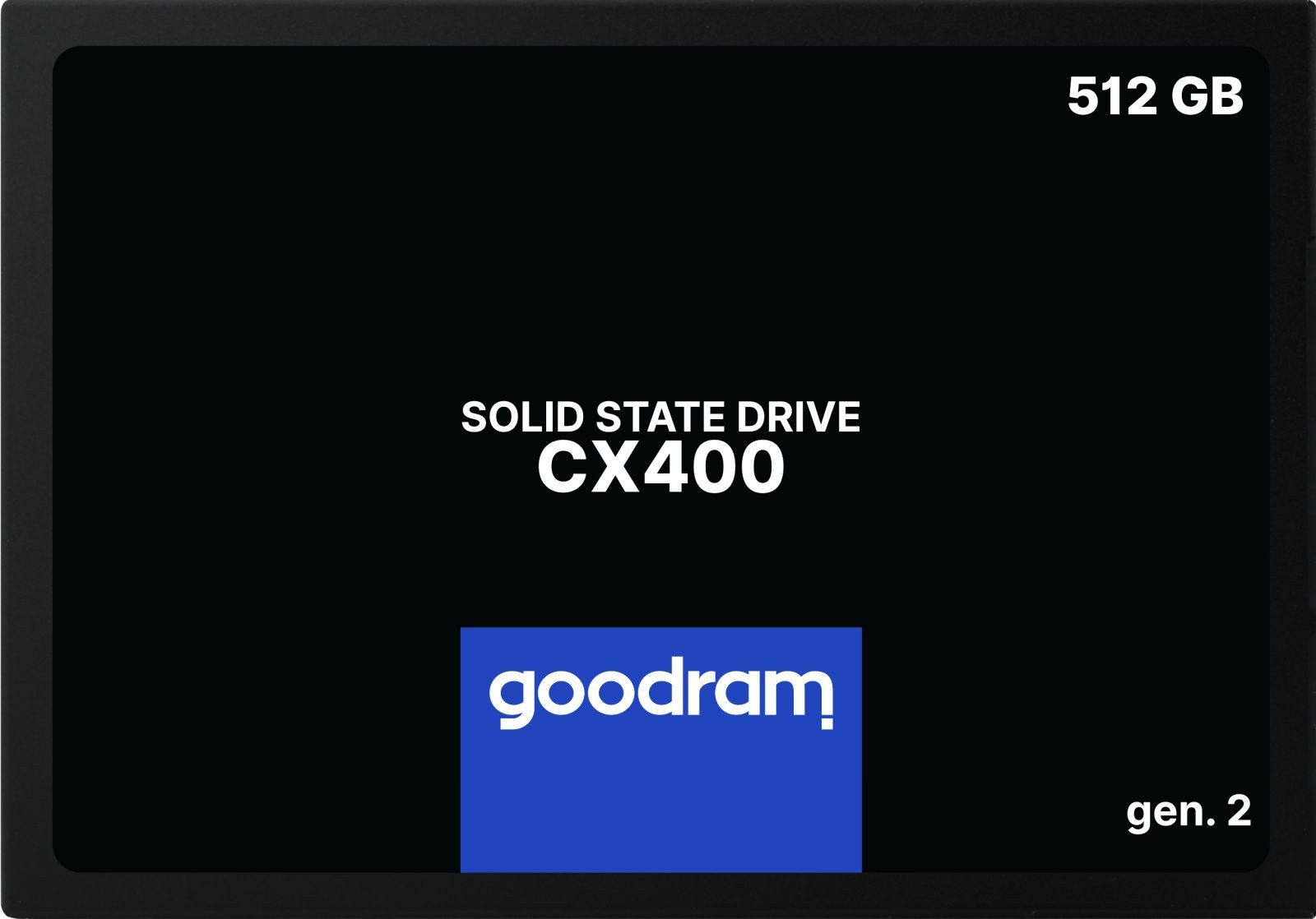 Goodram CX400 - Gen 2 - SSD - 512 GB - intern - 2.5" (6.4 cm) Gaming-Festplatte